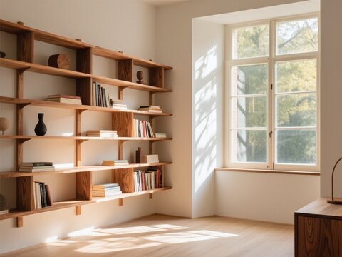 maximalist scandinavian shelf