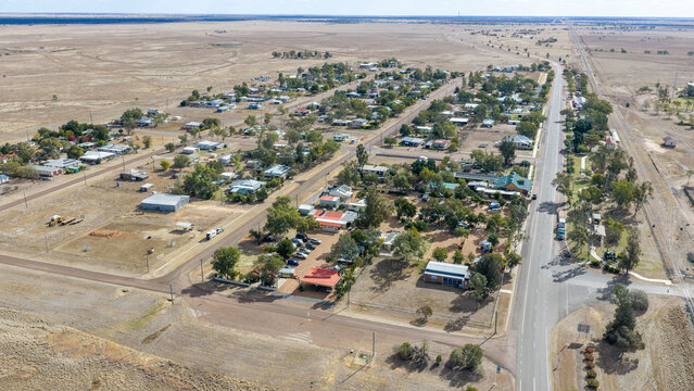 The north Queensland outback town of Ilfracombe.