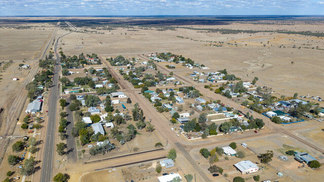 The north Queensland outback town of Ilfracombe.