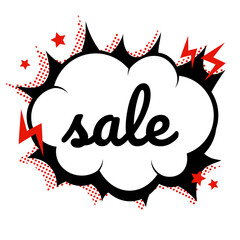 Png sale text cartoon speech balloon typography © Rawpixel.com