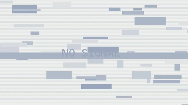 Seamless retro pixel glitch noise animation in white for looping game background