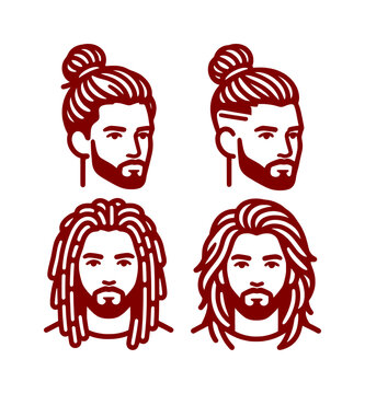 men haircuts icon (artwork 4)