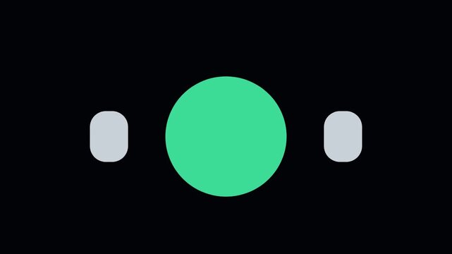 Stress Ball Squeeze Icon Animation - Medical Healthcare Motion Graphic