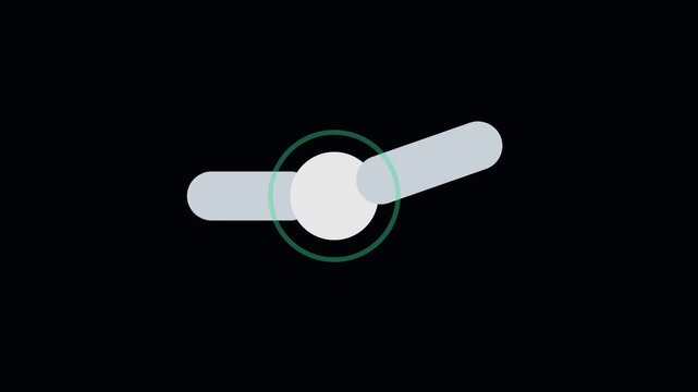 Joint Rotating Icon Animation - Medical Healthcare Motion Graphic