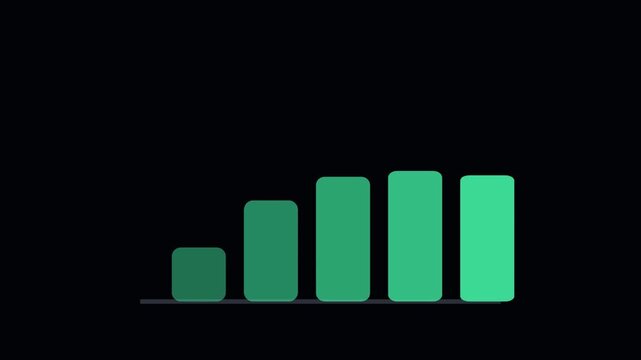 Step Counter Rising Icon Animation - Medical Healthcare Motion Graphic