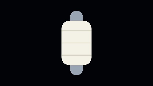 Cast Forming Icon Animation - Medical Healthcare Motion Graphic