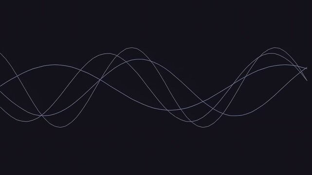 Abstract dark wave pattern on black background for modern designs