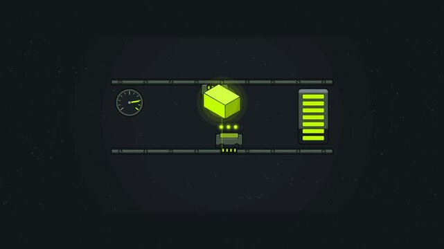Abstract animated arbitrage spread closing between markets drawn as green and teal lines and shapes on a deep dark background. Seamless looping 4K motion graphics video with free space for text, ideal
