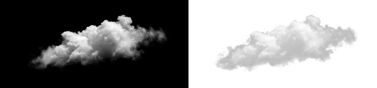 Steam and white fog with soft rolling smoke isolated on black, realistic atmospheric mist texture for cinematic visual effects