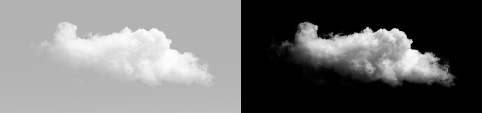 Steam and white fog with soft rolling smoke isolated on black, realistic atmospheric mist texture for cinematic visual effects