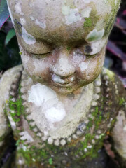 Traditional Balinese style statue in close up © Bali N Lens Service