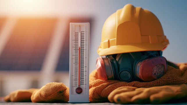 High heat work environments require rest periods, drinking water, suitable clothing, and heat stress controls to protect employee health and performance.
