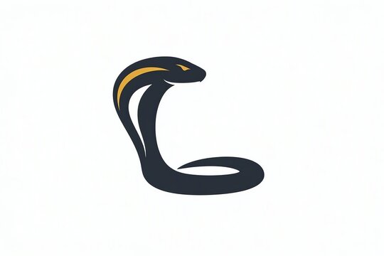 black snake symbol vector illustration
