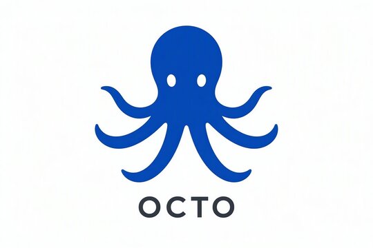 vector illustration of a octopus