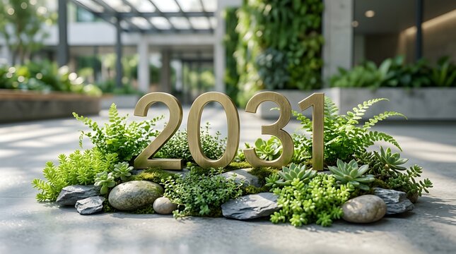 2031 Green Future City with Sustainable Urban Landscape