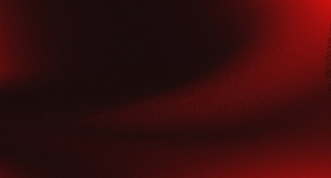 Abstract dark red background with grainy texture and soft light gradient