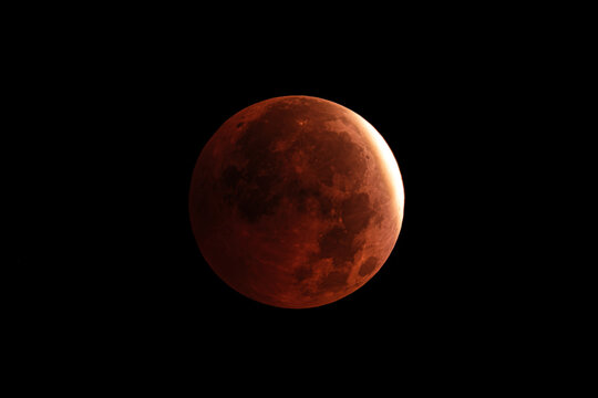 Lunar eclipse over France on 28th August 2026