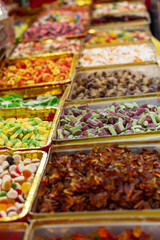 Obraz premium Colorful Candy Display at Dihua Street Market