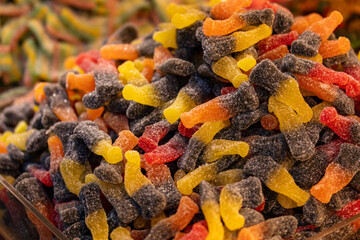 Obraz premium Colorful Candy Display at Dihua Street Market