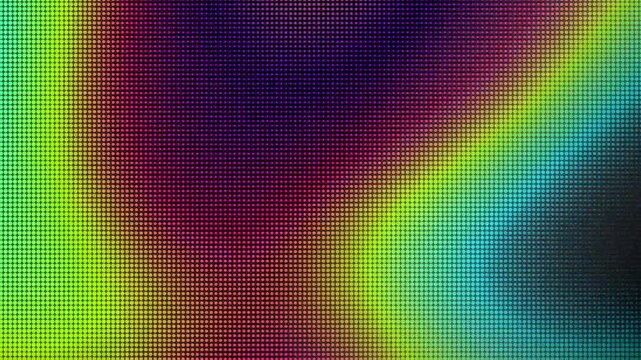 Abstract digital pixel pattern with vibrant colorful gradient texture background