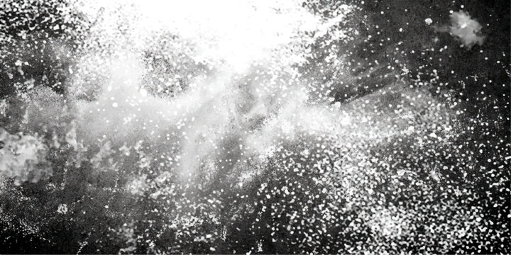 Explosion dust particulate matter mid-air, dynamic, chaotic, ephemeral moment captured, dramatic, monochrome, high-speed photography.