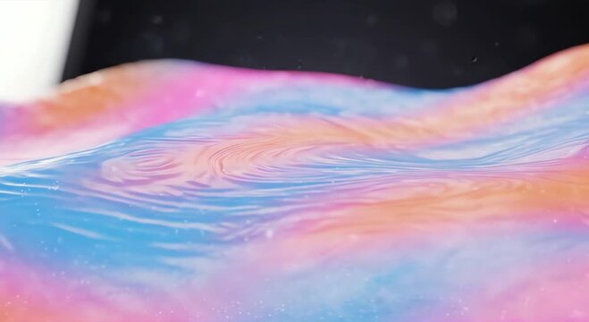 Seamless 4K Abstract Glowing Neon Plexus Waves and Futuristic Particle Motion Loop Background