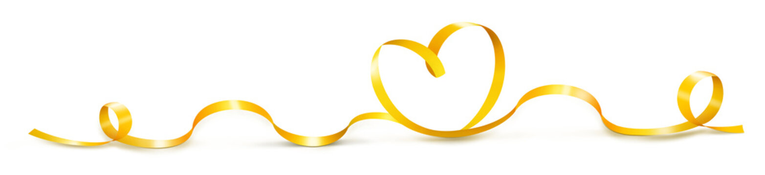 Goldband mit Herz
