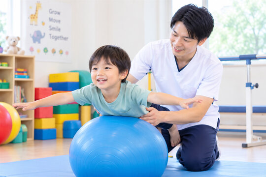 理学療法士・小児リハビリ