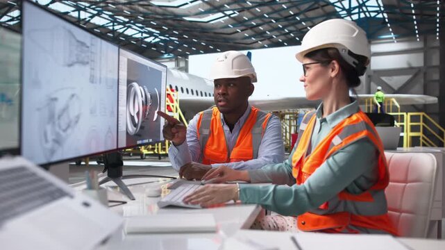 Aerospace Engineers Review Aircraft Engine Designs