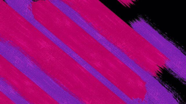 Abstract dynamic background with diagonal moving purple and pink stripes.
