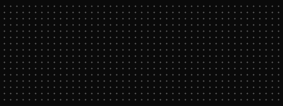 Grid background. Dark blueprint template with cross markers. Abstract technical bg.