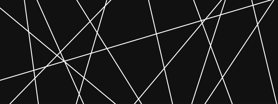 Chaotic pattern with random diagonal lines. Abstract geometric texture with irregular stripes and triangles.