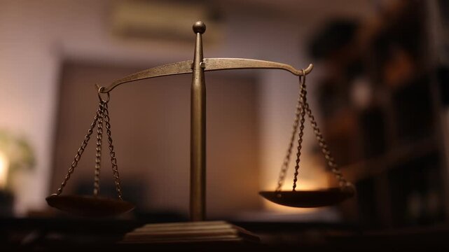 Scales of Justice and law concept.