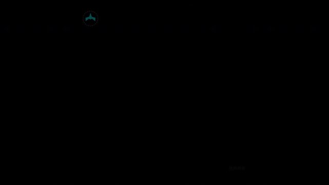 Futuristic digital navigation HUD interface with directional caret icons loop
