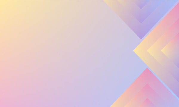 Abstract geometric gradient background with soft pastel colors and copy space for banner and business presentation.