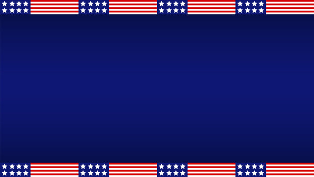america border background with motif stripes and star for element design