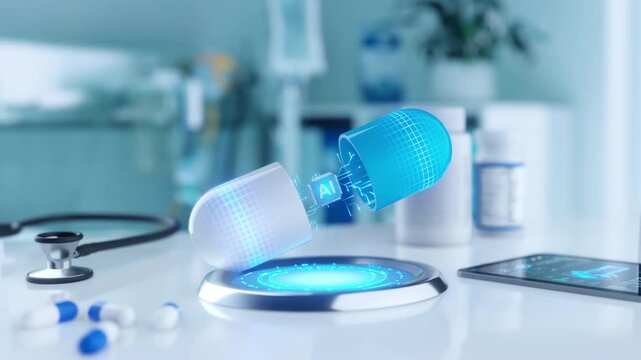 AI Medical Capsule Animation for Health