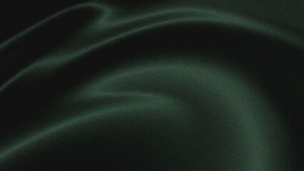Luxurious dark green satin drapery showing soft folds and shimmering textile surface with material luxurious background abstract highlights interiors backdrop mysterious artistic © Thishan