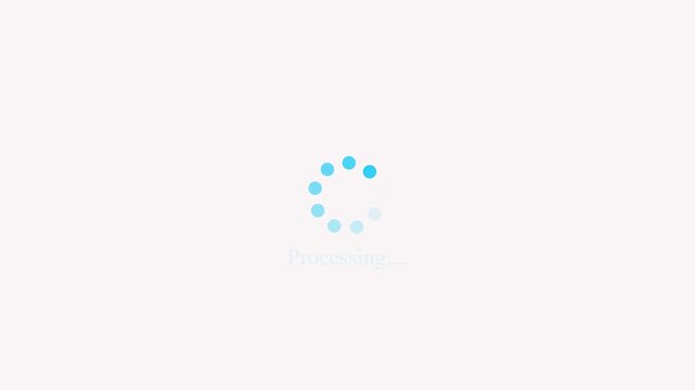 Colorful Loading Spinner Progress Indicator Icon Set