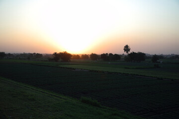 Sunset on the Green Land © Fady