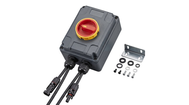 Solar Photovoltaic DC Isolator Disconnect Switch with MC4 Connectors and Mounting Kit