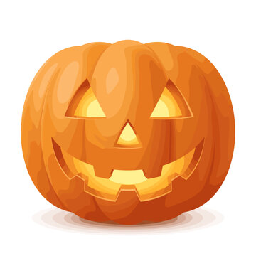 Halloween jack o lantern pumpkin icon