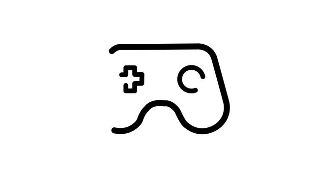 Gaming Controller Gamepad Symbol Animation