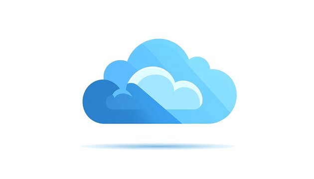 Blue cloud icon with white WiFi symbol.