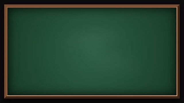 Empty School Blackboard for Classroom Presentations