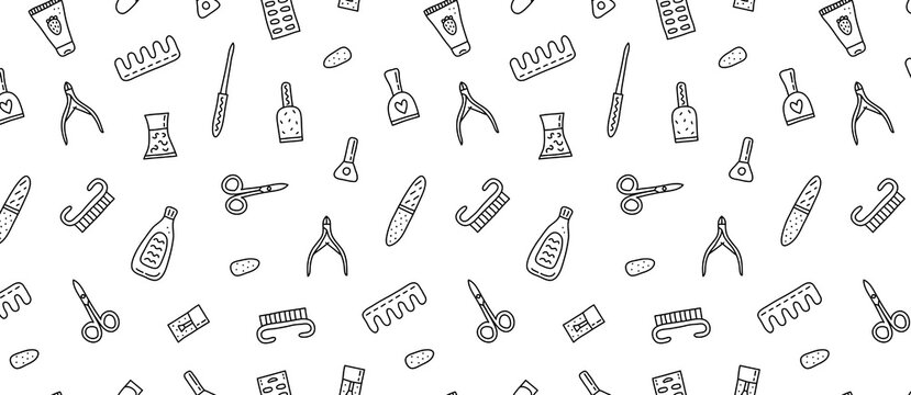 Seamless pattern wallpaper