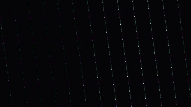 Abstract background featuring vertical glowing light streaks against a deep black void creating a modern futuristic pattern
