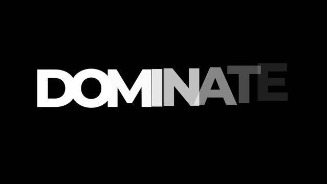 Dynamic Overlap Text Animation