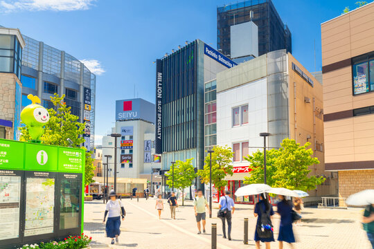 埼玉県・和光市駅　南口　駅前広場