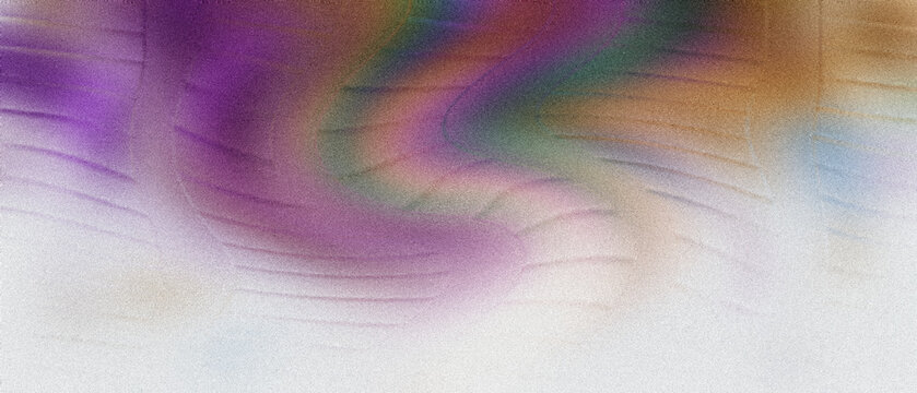 Grainy effervescent purple, dynamic abstract celebration, golden amber and emerald diffuse glow, swirling cosmic dust trails, fine granular texture